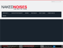 Tablet Screenshot of nakednoises.com
